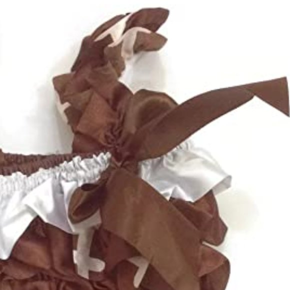 Baby Romper Rush dance American football touchdown satin petti dress girls M … - Picture 3 of 9
